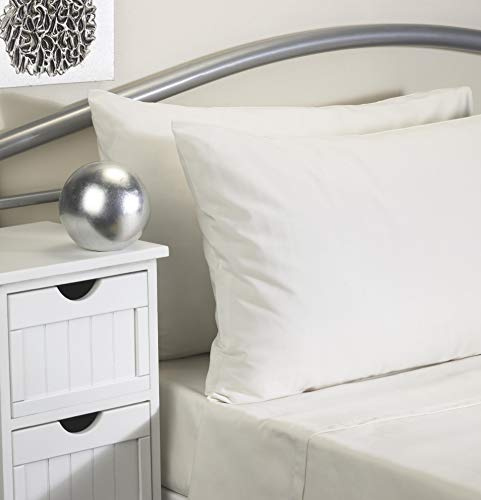 Bed Linen - Fire Retardant (Cream, Double Duvet Cover)