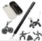 XiXiRan Stylo Magnetique Noir, Stylo Bille Magnétique en Métal, Fidget Pen Stylo Aimanté Anti Stress, Cadeau de Vacances pour Homme, Adolescent, Garçons et Filles