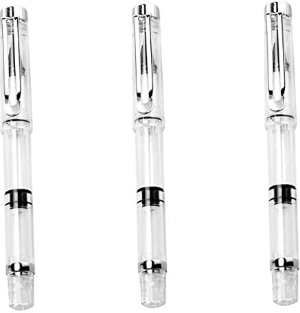 Cabilock 3 Piezas Cepillo De Pluma Estilográfica Punta De Pincel De Pluma Estilográfica Lápiz De Pintura De Plástico De Dibujo De Tinta Pluma De Pincel Alumno Bien El Plastico Pluma Fuente