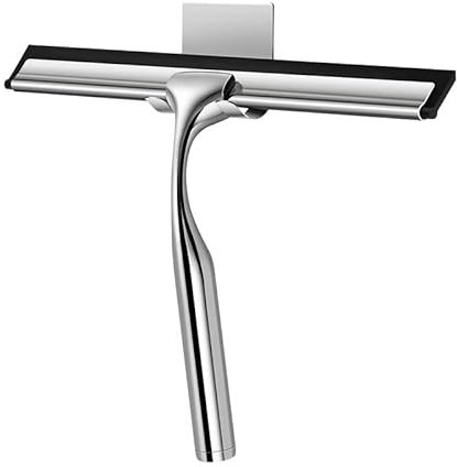 Duschabzieher Edelstahl, Dusche abzieher Duschwand Abzieher Dusche, Fensterabzieher Duschkabinenabzieher wasserschieber bodenabzieher Für Duschtüren, Badezimmer, Küche, Fenster und Auto Glas Reinigung