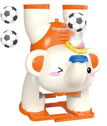 Bola Que sopla del Elefante, Juguete eléctrico del Elefante | Juguete de Elefante Colorido con diseño para Caminar al revés - Juguetes eléctricos interactivos Juguete de Bola Flotante para cumpleaños