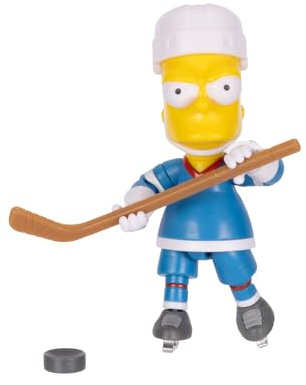 The Simpsons 13 cm hockeybart med hockeyklubba och puck