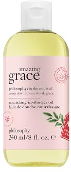 philosophy amazing grace nourishing in-shower oil – with skin-loving oils – skin hydration that lasts all day