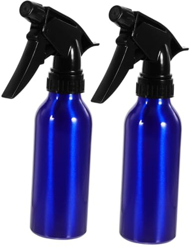 HONITANO 2pezzi Spruzzatori Spray Per Capelli in Lega Di Alluminio Design Vite Resistente Alle Cadute Texture Lucidata e Satinata Leggero e Portatile Presa Comoda Che Non Stanca