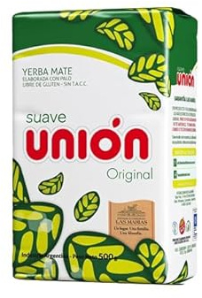 HERENCIA GAUCHA | Yerba Mate Union Suave Tradicional 500 g - Yerba Mate Argentina con palo Paquete de 1/2 Kg.