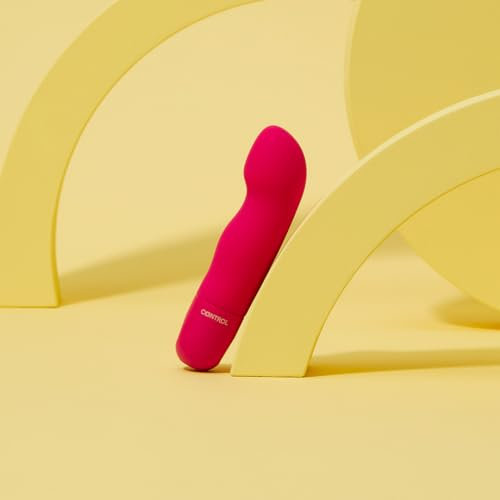 Control Cosmic Pleasure, Mini Stimolatore con Design a Curva, Silicone medico senza Ftalati e Skin Friendly, Impermeabile e sommergibile (IPX7)