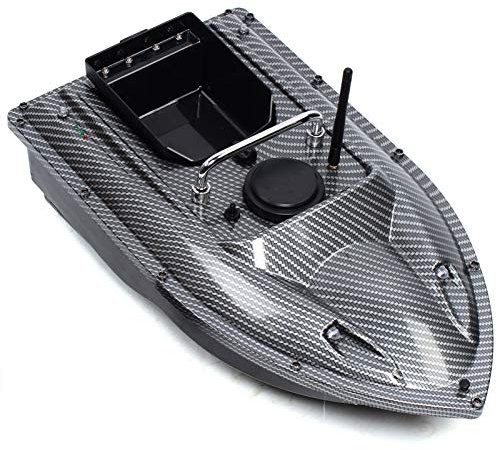 Fischfinder Futterboot Baitboat 500m RC Boot 2 X Motoren Fischköder + RC Fischerei Köder 1.5KG mit Fernsteuerung