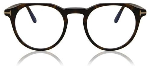 TOM FORD Unisex FT5833-B Lunettes de Soleil, Dark Havana, 49
