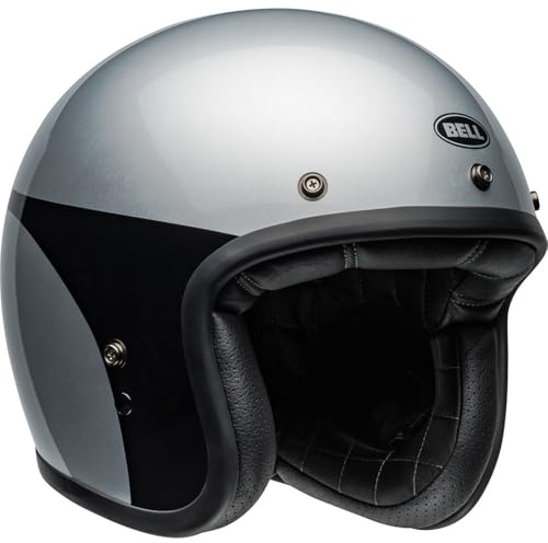 BELL HELMET CUSTOM 500 CHASSIS SILVER/BLACK XL ECE6