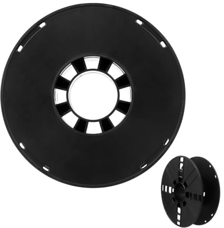 Housoutil Avvolgicavo in Plastica Robusto Avvolgitubo Leggero e Portatile Per Cavi e Conduttori Organizer Per Campeggio o Camper Nero