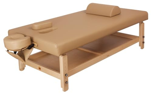 MOV Table de Massage thaïlandaise Professionnelle Thai NUI 100 avec réglage en Hauteur de 60 à 85 cm et résistance aux huiles, aux Produits cosmétiques et à Un Usage intensif