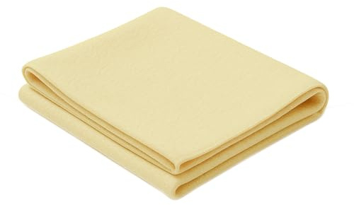 Serviette de Séchage Voiture 66×43 cm type Peau de Chamois – Chamoisine Synthétique PVA Ultra Absorbante – Chiffon Anti-Rayures, Lavable et Réutilisable pour Carrosserie, Vitres, Moto, Bateau