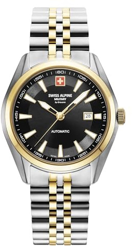 swiss alpine military Herren Automatik Uhr Armbanduhr 7091.2147SAM Edelstahl