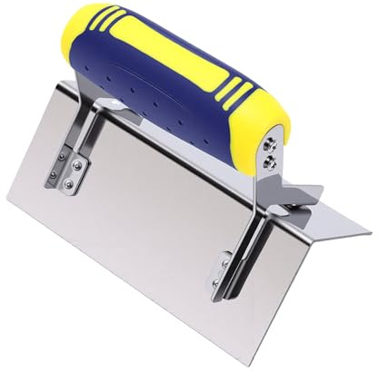 Aramox Paleta de Esquina Exterior para Paneles de Yeso, Acero Inoxidable, para Recortar Bordes de Hormigón y Cemento, Superficie Lisa