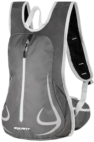 EULANT Mochila Pequeña para Correr, 15L Ligero Mochilas de Bicicleta Montaña,Mochila Deportiva Impermeable para Ciclismo Esquí Senderismo MTB Commuting, Mejorada - Cremallera Frontal Impermeable