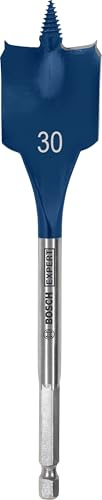 Expert Self Cut Speed Spade Bit, 30mm x 152mm, HEX Shank, 1 Pc
