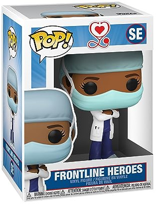 Funko POP! Heroes: Front Line Worker-Female #2 Collectible Toy - Figuras Miniaturas Coleccionables Para Exhibición - Idea De Regalo - Mercancía Oficial - Juguetes Para Niños Y Adultos