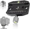 Schnellwechselplatte Klemme 90mm, Schnellspannklemme für Arca-Swiss, QR-90N Quick Release Plate Clamp, Metallklammer Schnellwechselplatte, Stativ Schnellwechselplatte Universal-Schnellwechselsitz