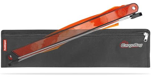 TrunkExpert Housse pour Triangle de Signalisation de Voiture - Fixation Facile par Agrippante - Cordura Imperméable - Couvercle du Triangle d'Avertissement - 51x13,5x1 cm