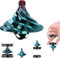 Premium Kreisel mit Aufbewahrungsbox – Mini Windkreisel für Erwachsene & Kinder, Stressabbau Physik Spielzeug – Windschlagkreisel Party/Schule/Büro (4.2x3.8cm)