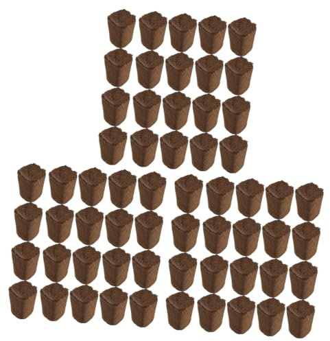 BESPORTBLE 3 Series Macetas para Plántulas Bloque De Tierra Minimacetas para Plántulas Bandejas De Germinación Suculentas Transparentes para Exteriores Turba Extra Tierra 20 Piezas*3