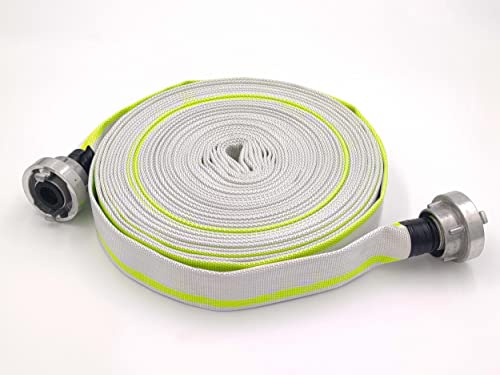 25 mm Ø - 1 tum | D-25-20 meter industrislang | Brandslang | Byggnadsslang | Flatslang | Slang med Storz-koppling