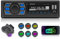 Hikity Dab Autoradio 1 DIN avec Bluetooth, Poste Radio Voiture Soutien USB/TF/AUX, Autoradio Vintage Lecteur MP3 avec Commande du Volant