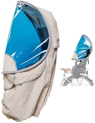 Protection enfant pluie et soleil pour siège vélo