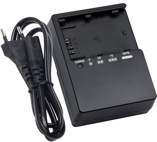 LC-E6 Schnell-Ladegerät Kompatibel mit Canon LC-E6 LC-E6E LP-E6 LP-E6N LP-E6NH Akku für Canon EOS R5 R6 5D 5D Mark III 5DS 5DS R 6D 7D 60D 60DA 70D 80D 90D Mark II Kameras Power