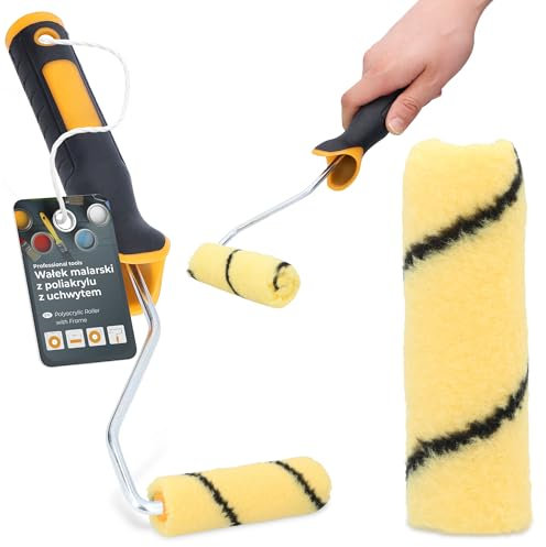 Rodillo Pintura 10 cm Recambio Laca Fachadas Pared Soporte Herramientas Pintor Trabajo Renovación Gran Absorción Deslizamiento Suave Acabado Profesional