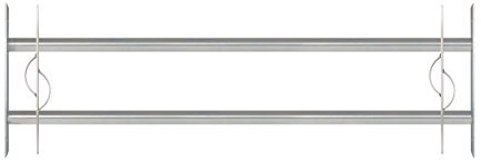 GAH-Alberts 563608 Inferriata per finestre, Acciaio, 300 x 1000-1500 mm