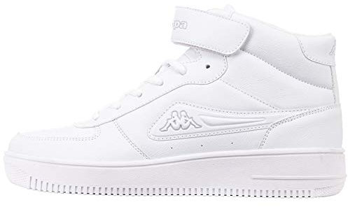Kappa Unisex Bash Mid sneakers, Weiß, 42 EU