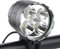 WASAGA Bike Lights, 6000 Lumens 5 LED Bicycle Light,Waterproof Mountain Bike Front Light with Rechargeable Battery Pack,3 Modes Bicycle Lights Front Headlamp for Cycling Safety (Upgrade 8400mAh)