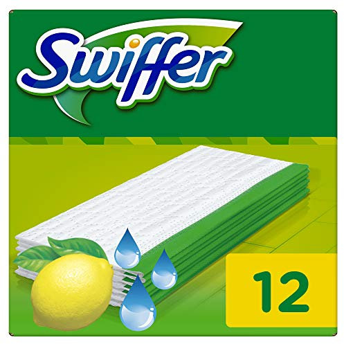 Swiffer Feuchte Bodenreinigungstücher Citrusfrische, Nachfüllpack, 1er Pack (1 x 12 Stück)