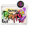 CALLUNA® 12 Einladungskarten zur Party mit RELIEFLACK und bedruckten Versandhüllen – Bunte Einladung zur Geburtstagsfeier – Partyeinladungen – Einladung zur Party – GRAFITTI
