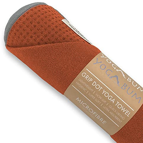 Yogabum Grip Dot Yoga Mat Towels | Non-Slip | Eco Yoga Towel