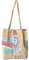 KEYRI Groß Umhängetasche Cord Tasche Damen Shopper Tote Bag Handtasche Schultertaschen Ultraleicht Umhängetasche Bunt Gestreift Einkauftasche Fashion Stofftasche für Alltag Arbeit Büro Schule (Farbe)