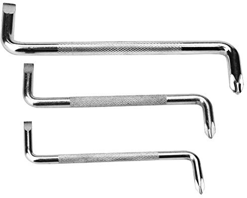 Jeu de Tournevis Décalés Magnétiques en Forme de Z à Angle Droit 3 Pièces, Kit D'outils de Tournevis à Double Tête et à Tête Plate pour la Réparation et L'amélioration de la Maison