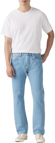 Levi's Herren 501 Original Fit Jeans, Ferry Building Blue T2, 29W / 32L