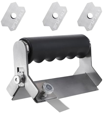 scyca Tondeuse de bordure pour menuiserie, tondeuse à bandes de bord - Raboteuse manuelle pour couper les bandes de bord | Outil de chanfreinage raboteuse manuel, aiguiseur de perceuse