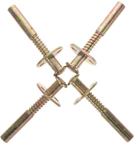 WOONEKY 4 pièces Loquets à Ressort pour Lit Garçon Fille Goupille à Ressort Résistante Corrosion Accessoire de Fixation Sécurisé pour Berceau et Meubles Petits Lits