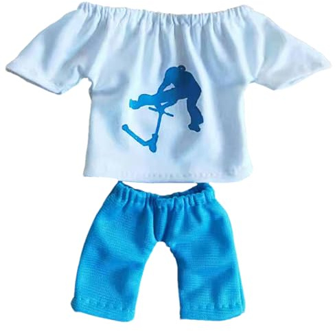 Mini Finger Clothes For Kids – Fingertip Pants Set, T-Shirt Outfit, Interactive Fingerboard Accessories | Fun Toys For Scooter Skateboards Movement Games Party Favors Boys Girls Children Playtime