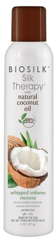 Biosilk Silk Therapy Organic Coconut Oil Whipped Volume Mousse