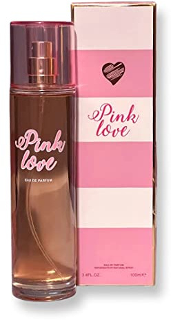 United Scents Pink Love Eau de Parfum for Women | 3.4 Fl Oz Enthralling Raspberry Orange Bergamot and Vanilla Notes | Light Fragrance for Everyday Use
