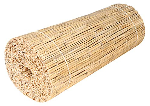 H4L Tapis brise-vue en roseau naturel 600 x 150 cm