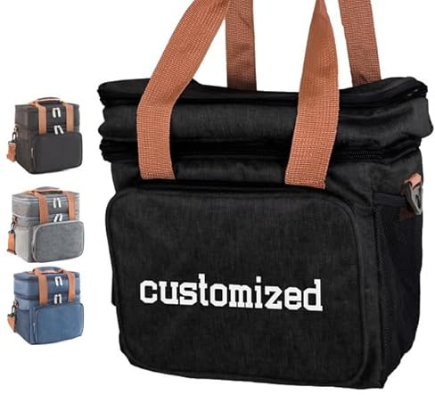 Customizable insulated and foldable bags, picnic baskets, and backpacks offer portability, leak resistance, and versatility, making them perfect for outdoor activities, grocery shopping, and travel.