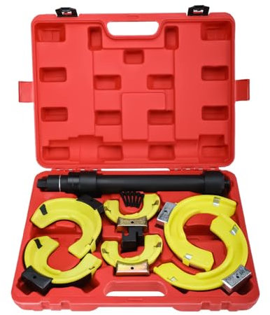 FreeTec McPherson Federspanner Satz McPherson Tieferlegung KFZ Werkzeug Geeignet für Die Meisten McPherson Federbein