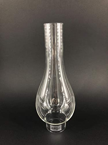 Ersatzglasrohr transparent für Petroleumlampen Keramik