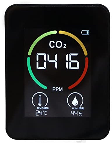 CO2 Dioxyde de Carbone Contrôleur de qualité de l'air Test de température et d'humidité Relative Détecteur de CO2 en Temps réel Capteur de température et d'humidité Détecteur de Lecture