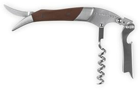 Le Creuset Black Walnut One-Step Waiter's Friend Corkscrew Wine Opener